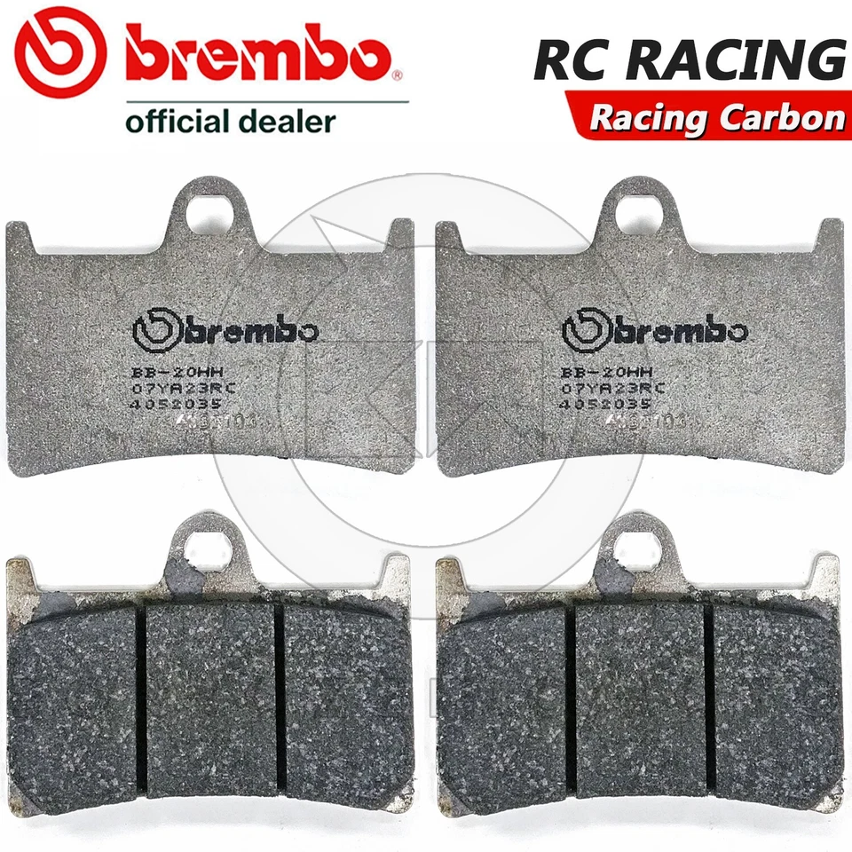 4 Pastillas Freno Delanteros Brembo RC Carbono 07YA23RC Yamaha TDM 900 ABS 2014