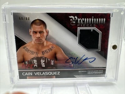 Cain Velasquez 2012 Knockout Premium Pieces Auto Relic 59/88 UFC - 550 - Image 1 of 2