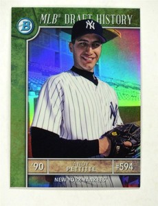 2017 Bowman Draft MLB Draft History Refractor #MLBD-AP Andy Pettitte /250