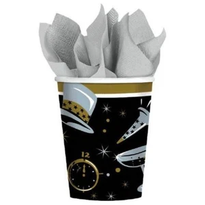 Black Tie Affair 36 Ct Paper 9 oz Cups New Years Eve - Picture 1 of 1