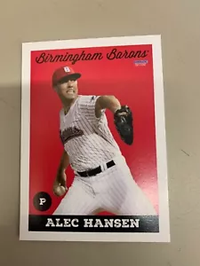 Alec Hansen 2021 Birmingham Barons Team Card - Picture 1 of 1