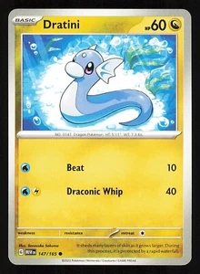 Dratini 147/165 Regular Near Mint Pokemon TCG Scarlet & Violet 151 MEW - Picture 1 of 1