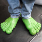 Giant Feet Costume Slippers - 2 Pairs (Skin & Green)