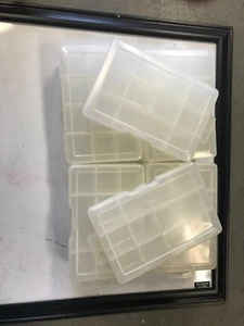 10 divider trays for sorting parts or fishing tackle or anything small. 7 x 5in - Picture 1 of 2