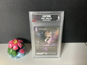 LIGHTNING - Final Fantasy TCG: Opus 5 TCCG 9 PSA 9 (eq)  HOLO MINT - Picture 1 of 1