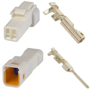 KIT HOUSING AND TERMINAL JST SERIES JWPF MALE FEMALE 2 WAY - Picture 1 of 1