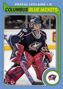 2008-09 OPC 1979-80 Retro #32 Pascal Leclaire  **  Columbus Blue Jackets  ** - Picture 1 of 2