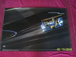 Audi R8's Racing Poster, ALMS Champion 2000, 2001, 2002, 23" x 34" - Bild 1 von 5