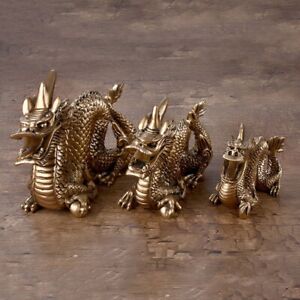 Dragon Statue Sculptures Blessings Chinese Dragon Desktop Ornament