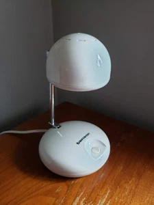 Vintage Tensor Atomic Eyeball Desk Lamp White extending Mid Century Modern - Picture 1 of 11