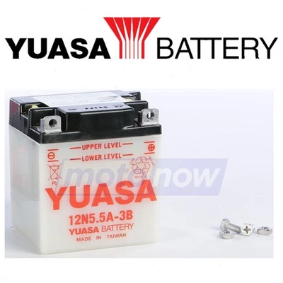 Yuasa Conventional 12V Battery for 1970-1972 Yamaha R5 - Electrical qw Foto 1 de 4