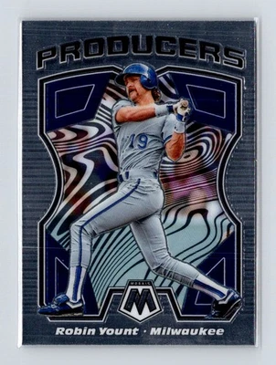 2021 Panini Mosaic Producers #P9 Robin Yount Milwaukee Brewers - Image 1 of 2