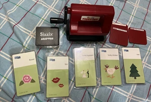 Sizzix Sidekick Machine & 5 Quickutz Dies, 3 Sizzix Dies, And 10 Sizzix Adapters - Picture 1 of 9