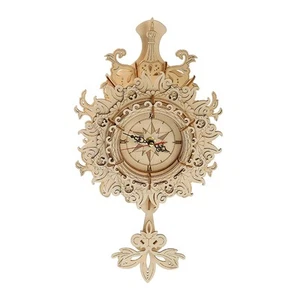 Owl Clock Clock Puzzle Desk Build Building Wall Reindeer Creative Functional - Picture 1 of 6