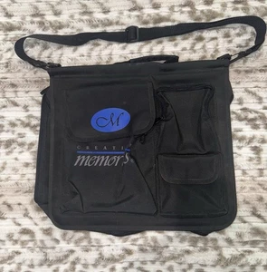 Creative Memories Memory Mate Binder Bag Scrapbook Tote Storage New Black - Picture 1 of 8