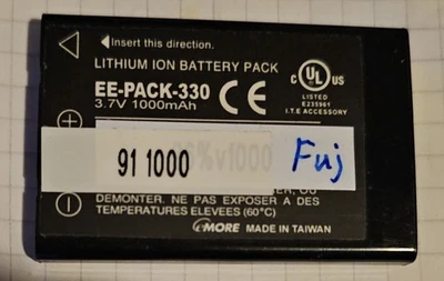 Akku f.Fuji NP-60 Li-20B EEPack-330 Pentax Panasonic Casio Olympus  s.Text - Bild 1 von 2