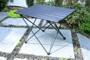 Nice C Folding Camping Beach Table Medium Size 22 in x 15.5 in x 16 in - Picture 1 of 13
