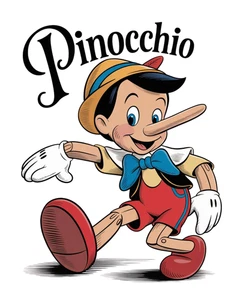8 1/2 x 11 Impresión Pinocho Arte de Pared Decoración Foto Póster Imagen - Imagen 1 de 2
