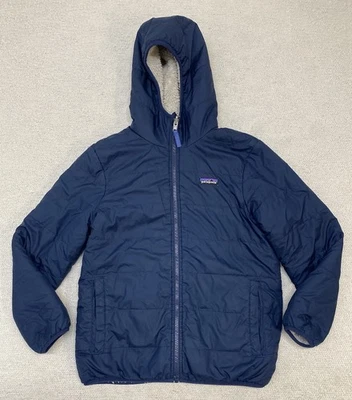 Patagonia Reversible Ready Freddy Boys 10 Medium Youth Hoody Jacket Full Zip - Image 1 of 4