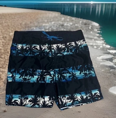 Joe Boxer Swim Trunks Board Shorts Men’s 2XL Hawaiian Pool Beach Travel - Image 1 of 4