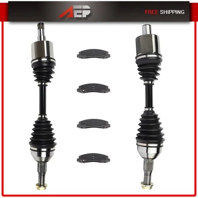 Eje delantero CV + pastillas de cerámica de freno para Chevrolet Monte Carlo LT 3,5 L 2006-2007 Foto 1 de 4