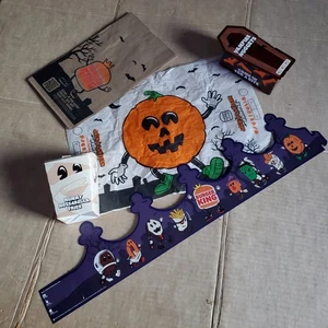 Burger King 2025 Limited Edition Halloween Jack O'Lantern Verpackung, Tasche & Boxen! - Bild 1 von 7