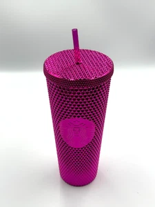 Bicchiere Starbucks Sangria Berry Bling borchiato 2022 Venti tazza fredda NUOVO - Foto 1 di 6