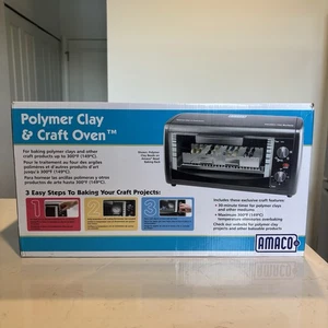 Open Box AMACO Countertop Craft/Clay Oven Black 12505P Polymer Clay & Craft Oven - Picture 1 of 7