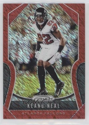 2019 Panini Prizm Red Shimmer Prizm /15 Keanu Neal #173 - Image 1 of 2