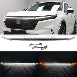 LED Front Grille Lights for Honda CR-V CRV 2023+ Daytime Running Light Driving W - Picture 1 of 6