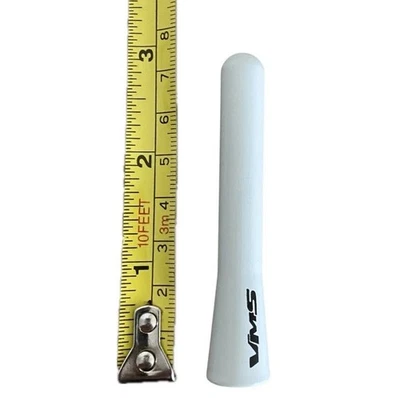 Antena VMS blanca de 3 pulgadas para Ford Bronco se adapta a todos los años y todos los vehículos Ford Foto 1 de 2