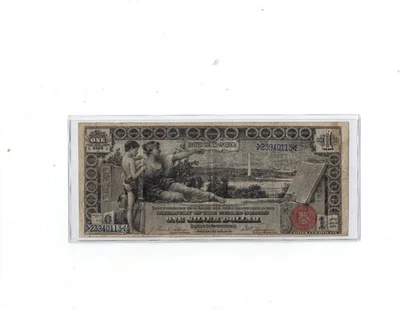 1896 $1 Silver Certificate Educational  Note .Fr-224 - Image 1 of 2
