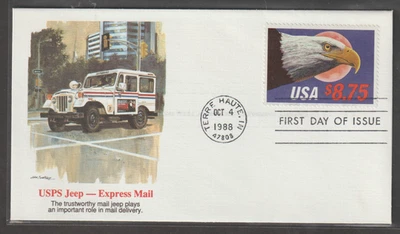 US FDC EXPRESS mail Eagle 1988 #2394 - Image 1 of 2