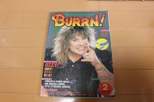 Compact Disc BURRN February 1986 Ozzy Osbourne Iron Maiden Japan Shipping - Picture 1 of 2
