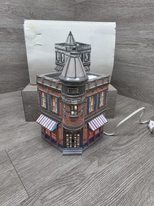 Dept 56 The Original Snow Village 1988 Corner Cafe 5124-1 w/Lights & Box Retired - Picture 1 of 12