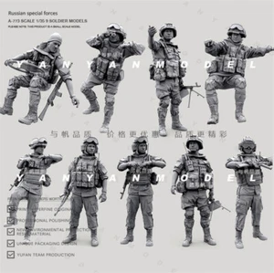 1/35 Russian Special Forces 9-man Suit GK Unassembled Unpainted Model Kit A-773 - Picture 1 of 6