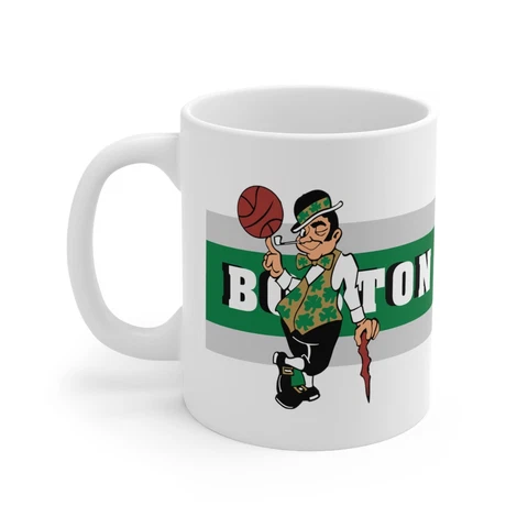 boston celtics mugs vintage logo - NBA fan gifts - 11oz Cover