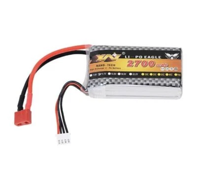 11.1V 2700mAh 25C 3S battery for aircraft model car model MJX 14301/14302 RC car - Image 1 of 3