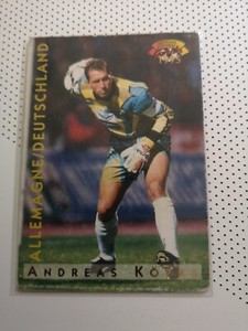 1995 Andreas Kopke Nuremberg Panini Official Football Cards #a09