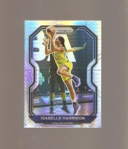isabelle harrison,, 2021 panini wnba prizm hyper insert card,