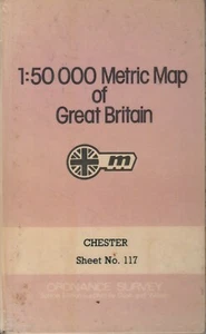 Ordnance Survey Map Chester Sheet 117 1st Series 1:50000 1974 - Imagen 1 de 1