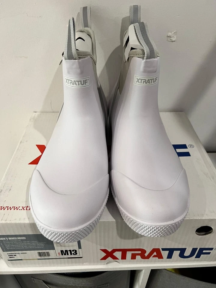 Xtratuf Mens Wheelhouse Commercial Grade Deck Boot XMW-100 White 13