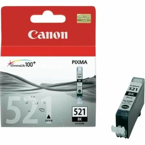 Genuine Canon CLI-521BK BK Ink Cartridge for Pixma MP540 MP550 MP560 - Picture 1 of 2