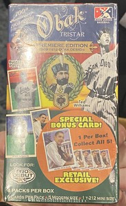 Lot Of (5) 2009 Tristar OBAK Baseball Sealed Blaster Box w/Bonus Obama Card Wow!