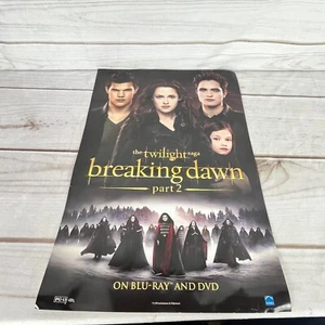 2013 The Twilight Saga Breaking Dawn Part 2 Movie Poster 19.5" x 13" LIGHT WEAR - Picture 1 of 6