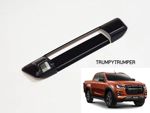 MATTEBLACK TAILGATE HANDLE COVER INSERT FOR ISUZU D-MAX DMAX UTE 2020-23 CAMERA - Picture 1 of 6