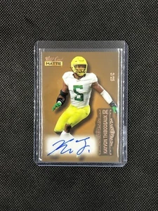 RARE ROOKIE CARD!!! 👀🔥 KAYVON THIBODEAUX - WILD CARD MATTE - AUTO - #'d /25 - Picture 1 of 3