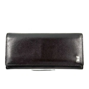 Dunhill bi-fold wallet, long wallet, black Authentic - Picture 1 of 12