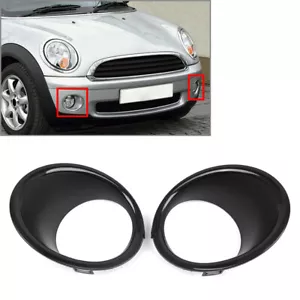 Front Fog Light Lamp Frame Trim Ring Cover Guard For BMW Mini Cooper R55 R56 R57 - Picture 1 of 10