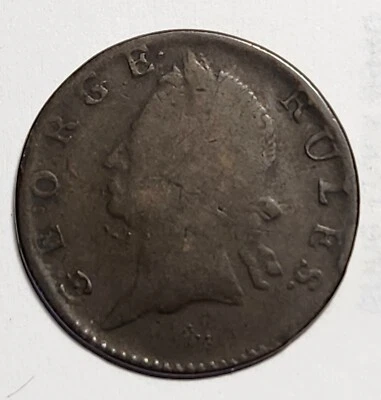 Medio penique de cobre Evasion 1760 Atkins 173 G.03051/H.0030 (4a-4) Foto 1 de 2